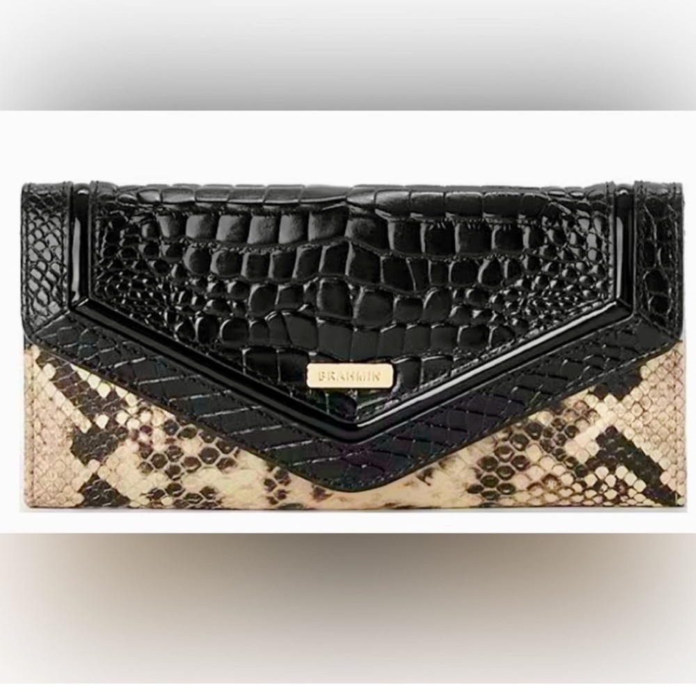 BRAHMIN VERONICA WALLET from Dunbar Collection in Multi Rogue Blush NWT